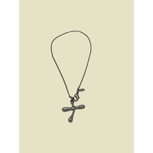 Premier Designs Sculptural‎ Cross Necklace 8” Choke Chain